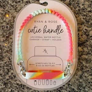 ♥️💖 Ryan & Rose Cutie Handle Universal Water Bottle Carrier Strap Holder NWT